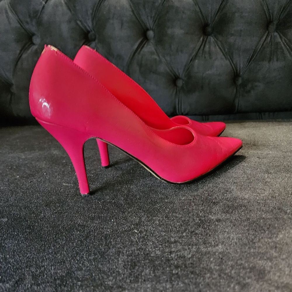 Elegant Hot Pink Women's Heels